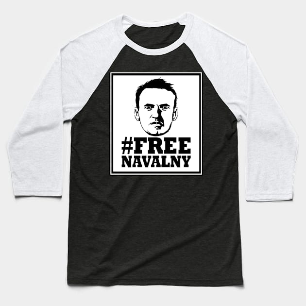 Free Navalny Baseball T-Shirt by DurenOys